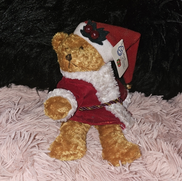 March of Dimes Santa Teddy Bear - Picture 1 of 7